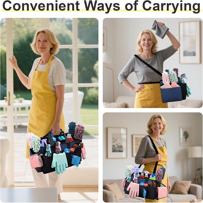 Wearable Large Cleaning Caddy Bag