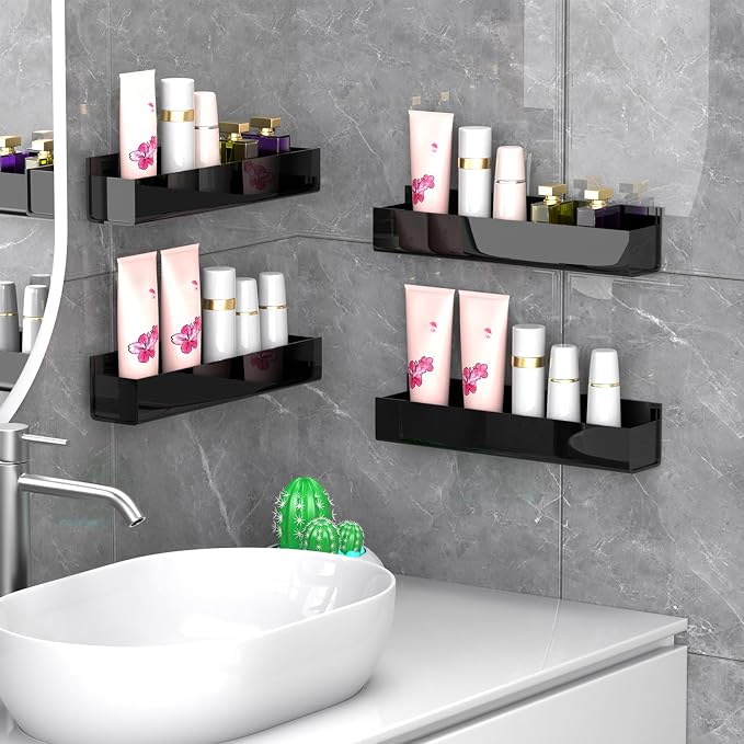 PMMASTO Adhesive Acrylic Spice Rack Organizer - Image 5