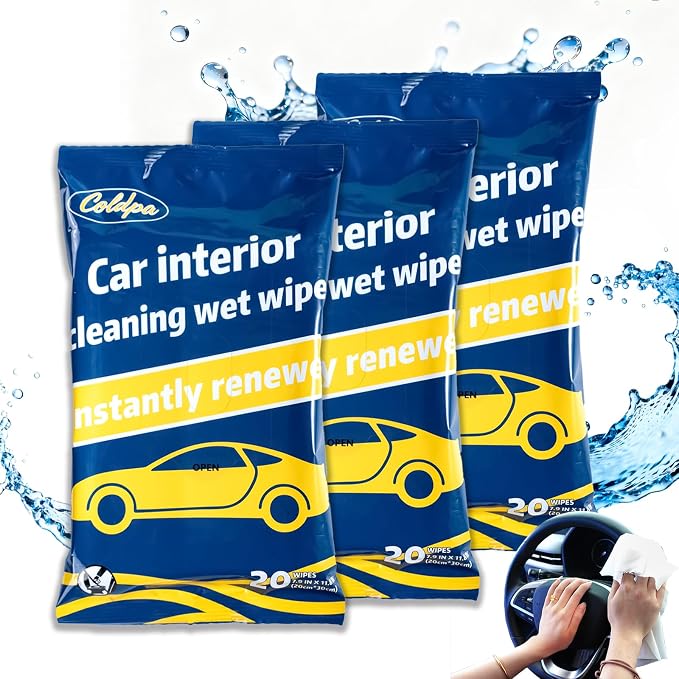 Car Interior Cleaning Wipes, All-Purpose Cleaning Wipes, Cleaning Wipe - Image 2