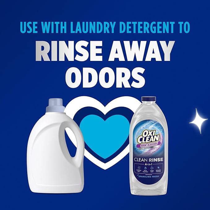 OxiClean Odor Blasters Fabric Rinse, 4-in-1 Clean Rinse Formula, Laundry - Image 6