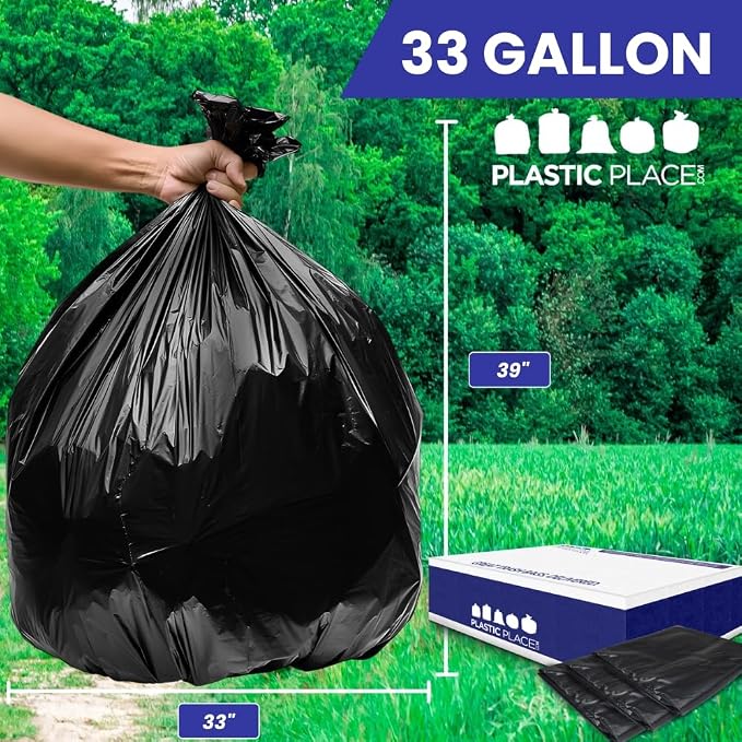 Plasticplace Contractor Trash Bags 33 Gallon - Image 2