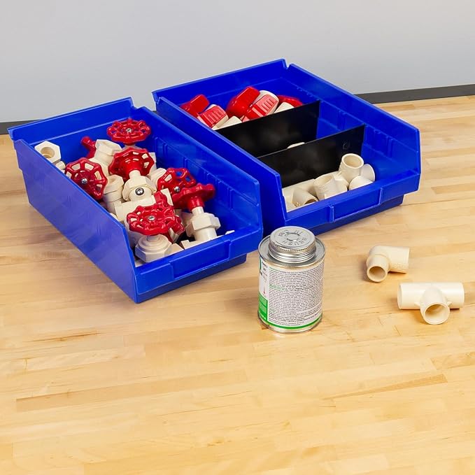 Akro-Mils 30130 Plastic Shelf Bins, Heavy Duty Storage Bins