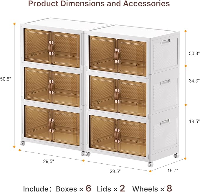 Extra Large Stackable Storage Bins - Image 2