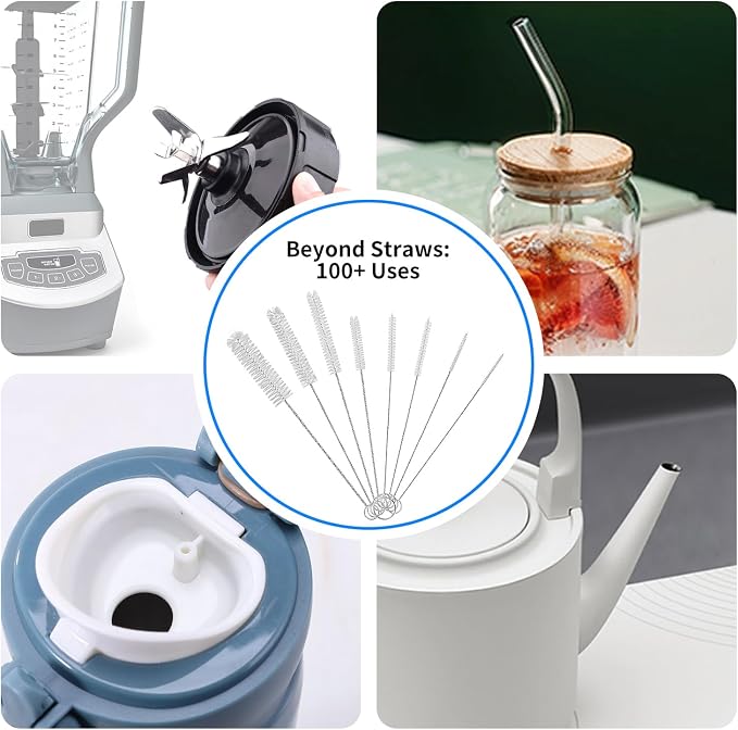 8 Pack Straw Brush Cleaner - Image 3