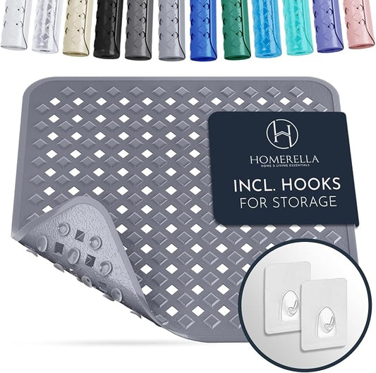 Homerella Anti Slip Shower Mat | Anti Mold Non Slip Bathtub Mat by Homerella
