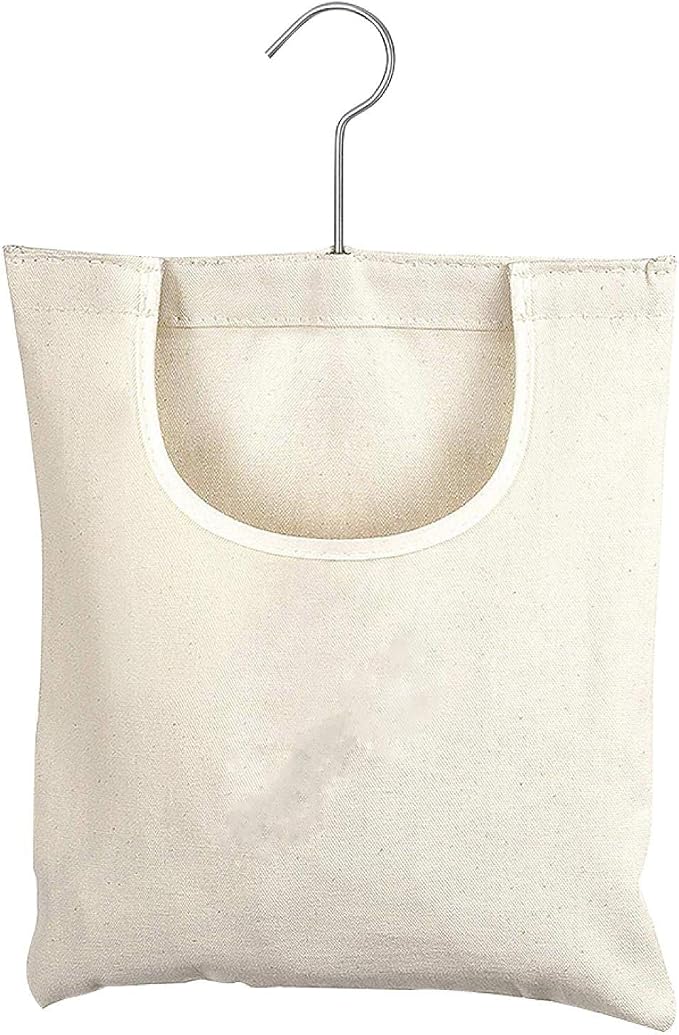 JIANWEI Canvas Clothespin Bag, Clothes Pins Bag Holder, Laundry Clothes Pin by JIANWEI