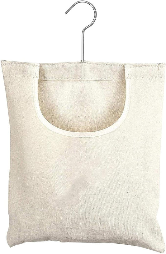 JIANWEI Canvas Clothespin Bag, Clothes Pins Bag Holder, Laundry Clothes Pin by JIANWEI