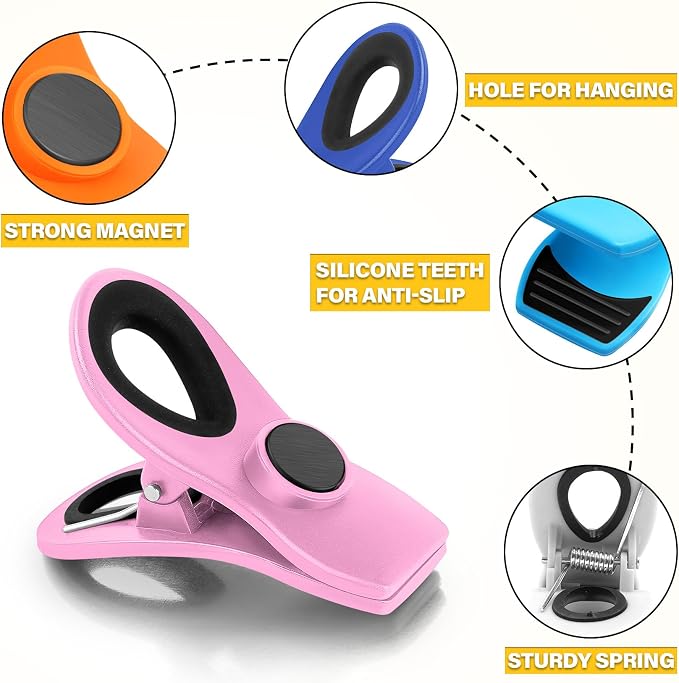 10 Pack Magnetic Chip Clips, Bag Clips, Chip Clip, Clip - Image 5