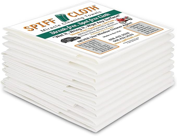 Miracle Cleaning Towels, Streakfree Cloths by Spiff+Cloth