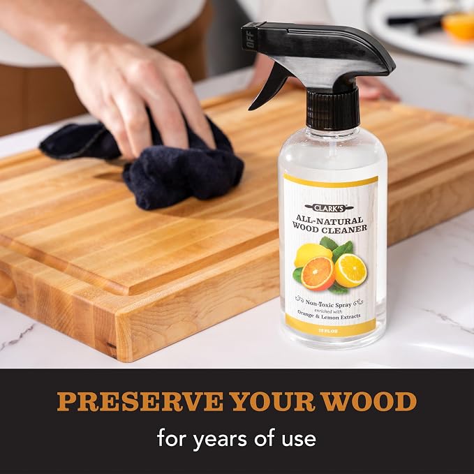 CLARK'S Natural Cutting Board Spray Cleaner, - Image 3