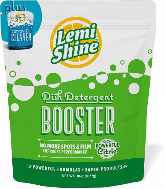 Lemi Shine Natural Dish Detergent Booster by LemiShine