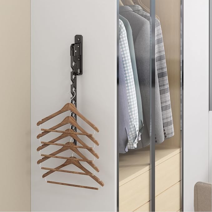 Wall Mounted Clothes Drying Rack, Wall Clothes Hanger Foldable, Laundry Hanger - Image 6