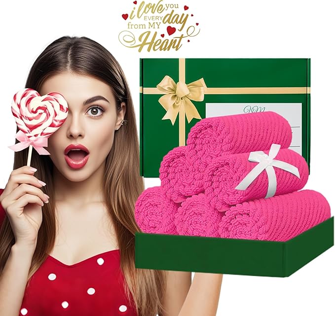 VOOVA & MOVAS Pink Washcloths - Image 5