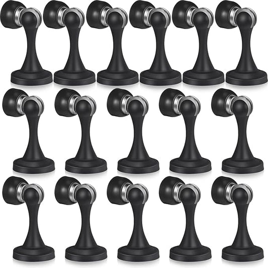 16 Pcs Magnetic Door Stoppers Stainless Steel Door Stops Magnetic Catch Holder by Shimeyao