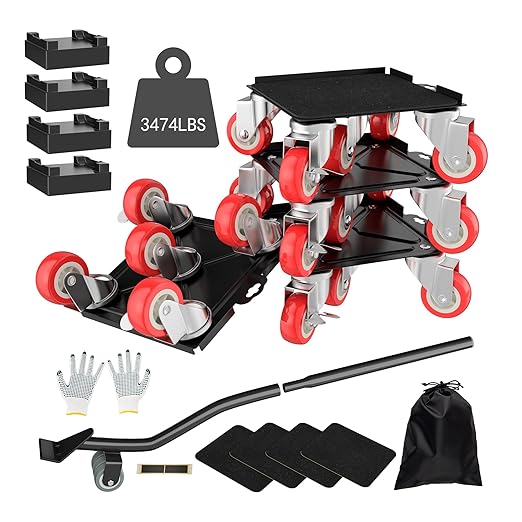【Upgrade Large】 Furniture Dolly, Furniture Movers by MYUEA