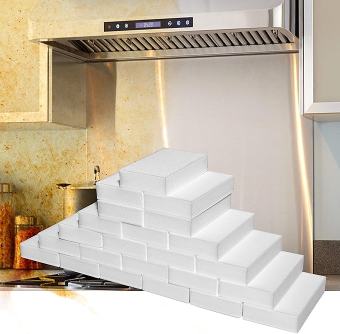 50 Pack Magic Sponge Eraser, Extra Thick and Long Lasting Melamine Cleaning by Xishiqingjie