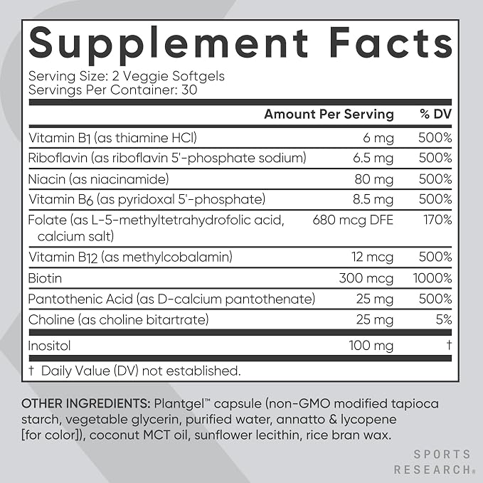 Sports Research® Vitamin B-Complex - Image 5