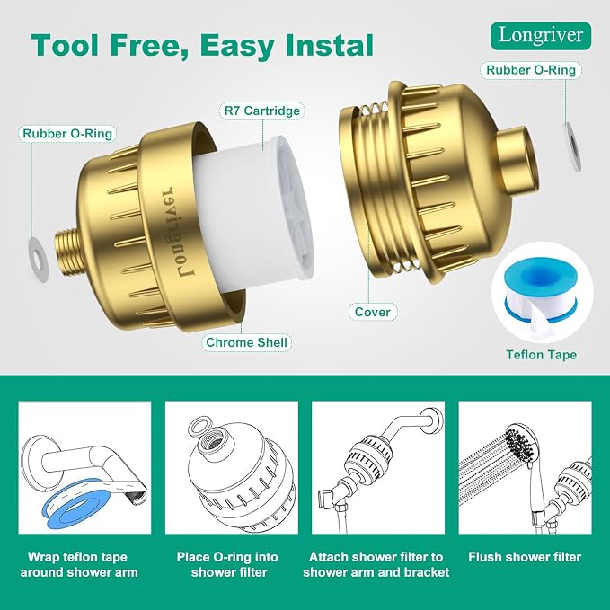 R7 Shower Filter High Put Shower Water Filter - Image 8