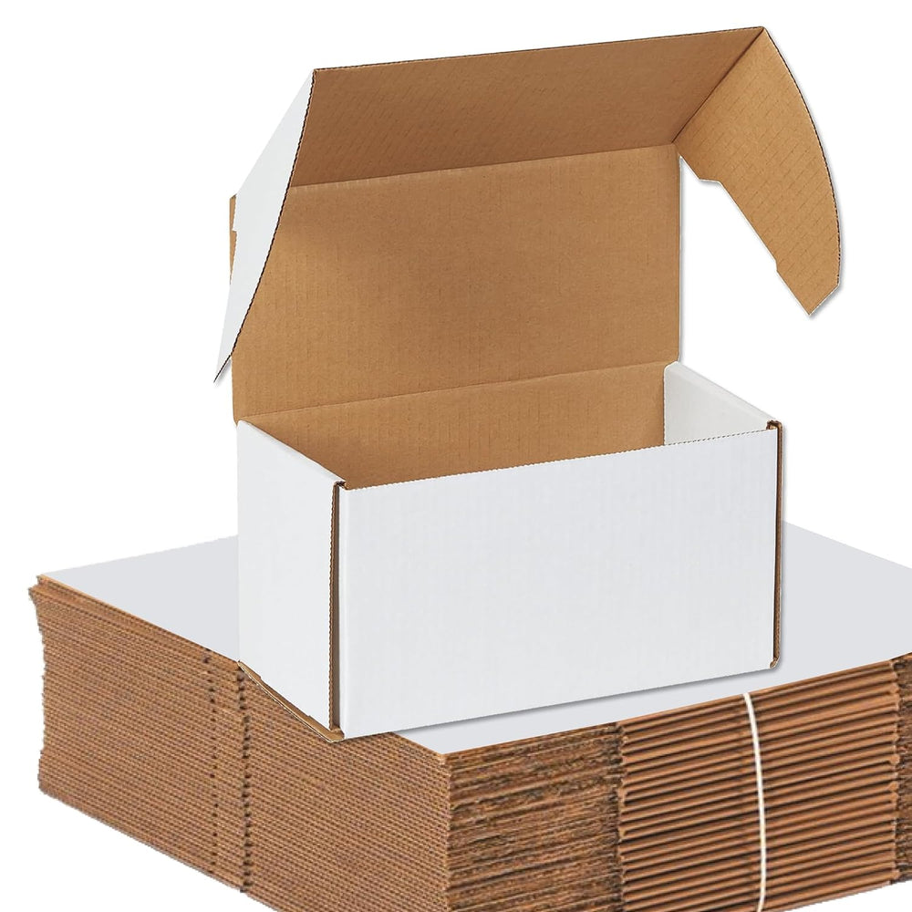 Box USA 10" Deluxe Shipping Boxes, 10 1/2"L x 5"W x 6"H, ...
