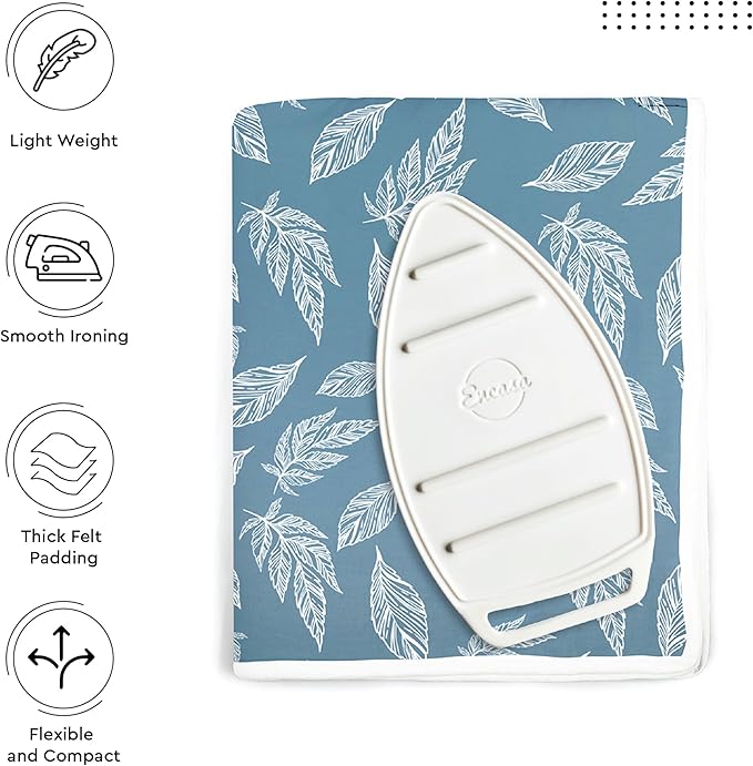 Encasa XO Ironing Mat/Pad with 3mm Padding & Silicone Iron Rest - Image 5
