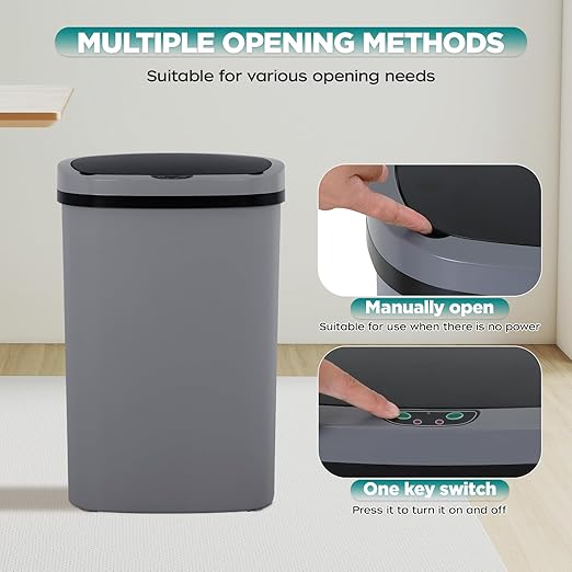 Automatic Motion Sensor Bathroom Trash Can - Image 4