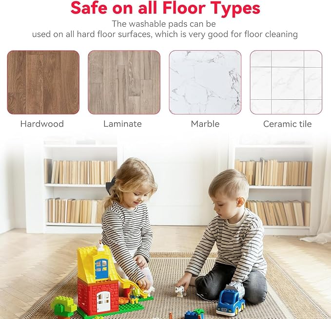 16.5 inch Microfiber Mop Pads for Rubbermaid Reveal Spray Mop and Any 16.5" - Image 5
