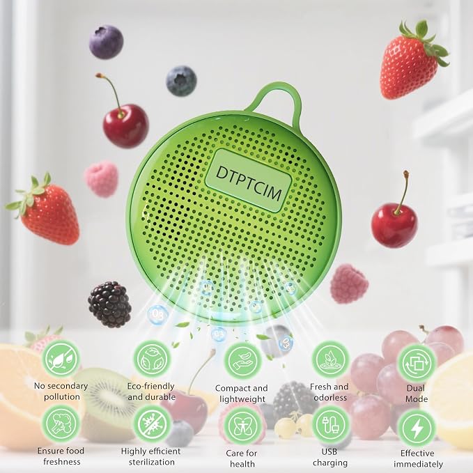 Refrigerator Deodorizer for Strong Odors, USB Charging Lasts 10+ Years Works in - Image 2
