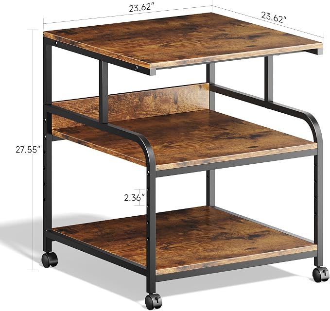 Warmiehomy 24x24 inches Printer Stand - Image 3