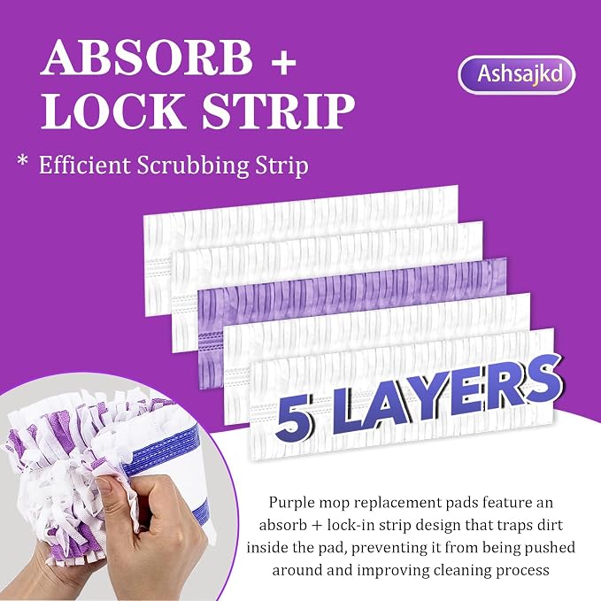 30 Pack Disposable Power Mop Refills Compatible - Image 6