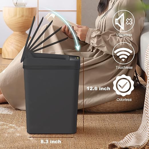 Yatmung Touchless Bathroom Trash Can - Image 5