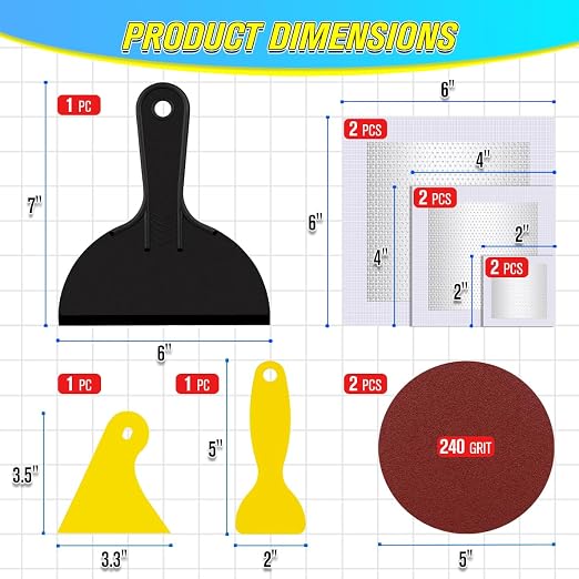 DIYSELF 18 Pack Drywall Repair Kit, Spackle Wall Repair - Image 6