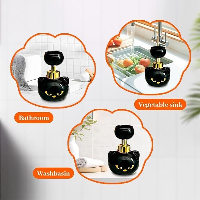 Cute Cat Paw Foam Soap Dispenser, Foaming Hand Dispensers - Image 4
