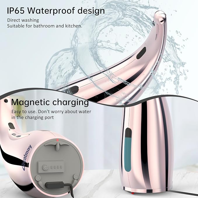 Adjustable Automatic Soap Dispenser Touchless, 4 Adjustable Levels Touchless - Image 4