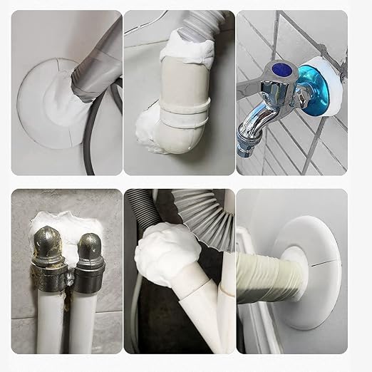 Waterproof Duct Seal Repair Sealing Clay 4 Pack White Moldable Silicone Putty - Image 4