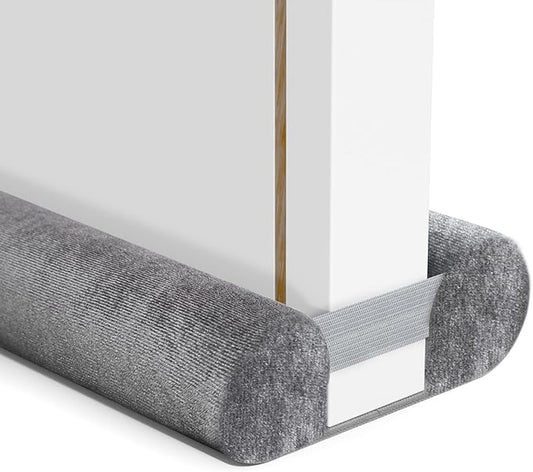 Door Draft Stopper for Bottom of Door, Under Door Gap Filler/Seal for Big Gap by BKSAI