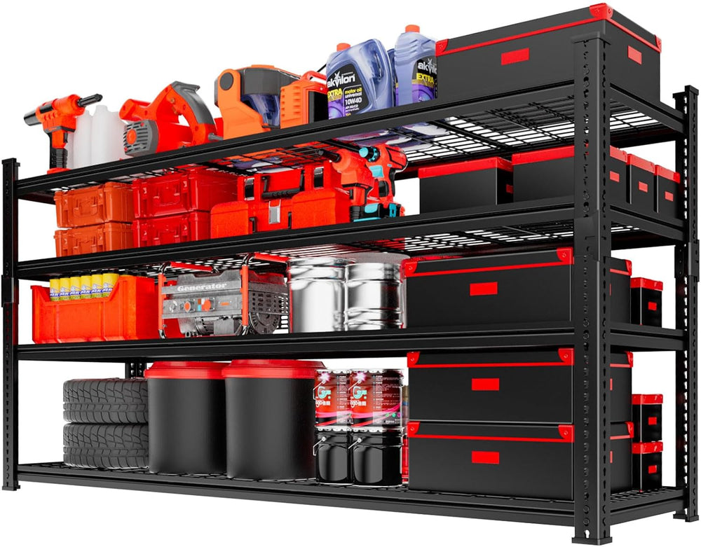Storage Shelves, Garage Shelving Heavy Duty 2640LBS Capacity, 60"L x 24&...
