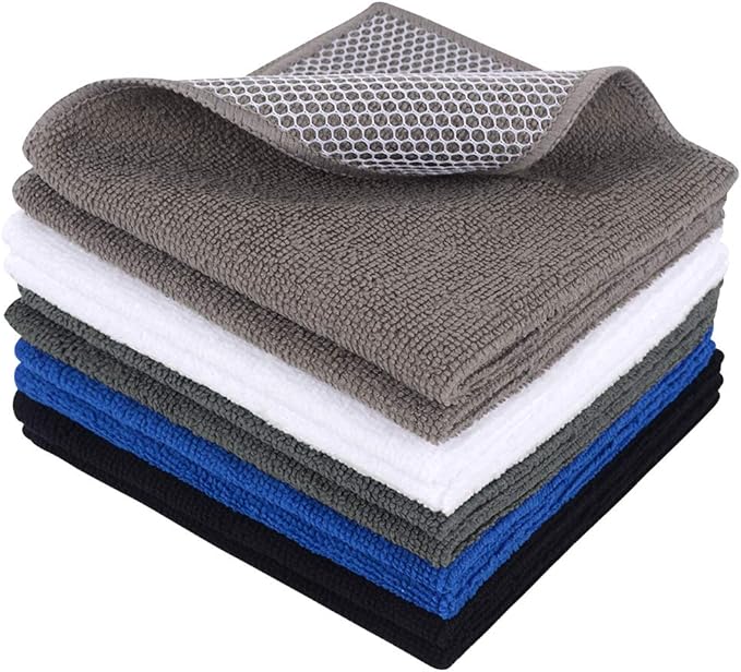 SINLAND Microfiber Dish Cloth for Wshing Dishes Dish Washing Rags Best Kitchen by SINLAND