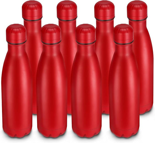17oz Cola-Bottle Shaped Stainless Steel Leak-proof Water Bottle, Double Wall by Unknown