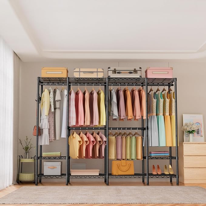 Extra Large Garment Rack Heavy Duty Metal Clothes Rack - Image 7