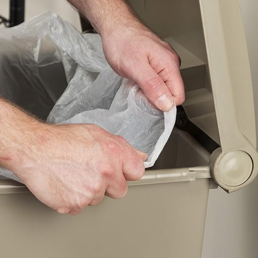 Safco Step On Plastic Trash Can - Image 7