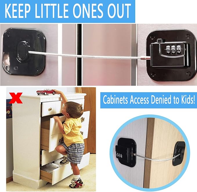 YEYA Upgraded Refrigerator Door Lock - Image 5
