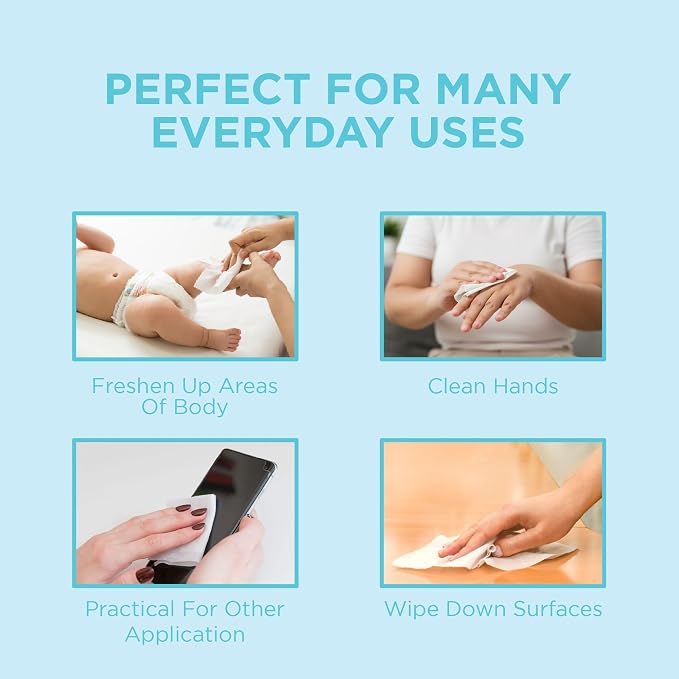 Ioly's Baby Wipes Unscented Wet Wipes 99% Water Based - Image 8