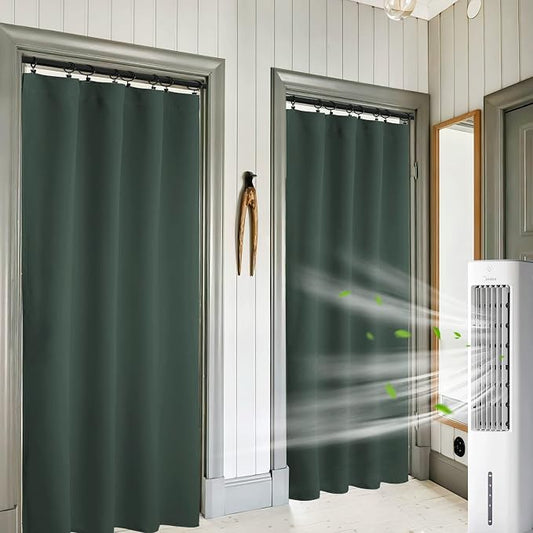 RYB HOME Room Darkening Curtains 84 inches Length 2 Panels Set, Privacy Assured by RYBHOME