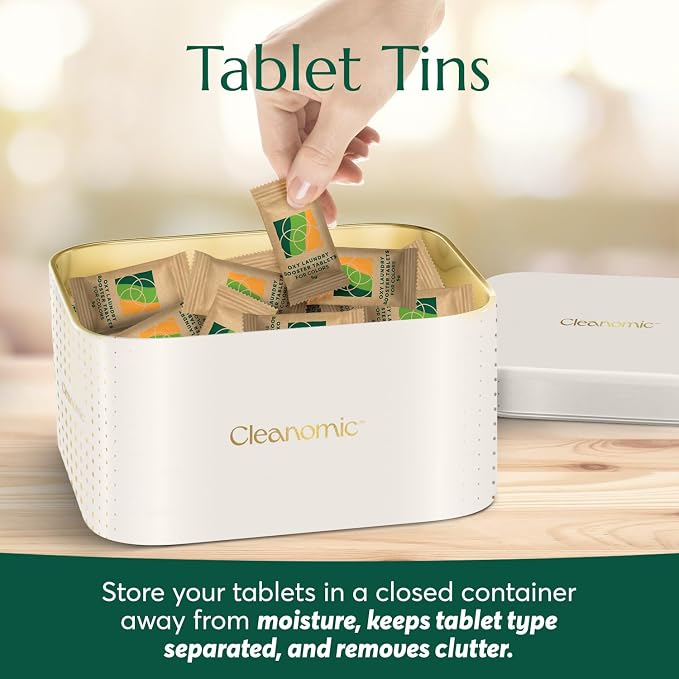 Cleanomic Oxy Booster Tablets and Tablet Tin Bundle - Image 4