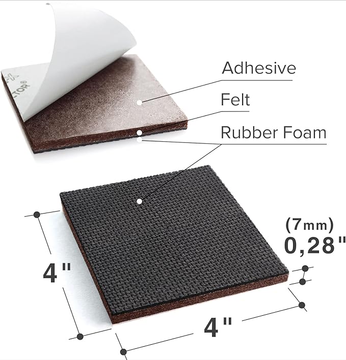 X-PROTECTOR Non Slip Furniture Pads - Image 3