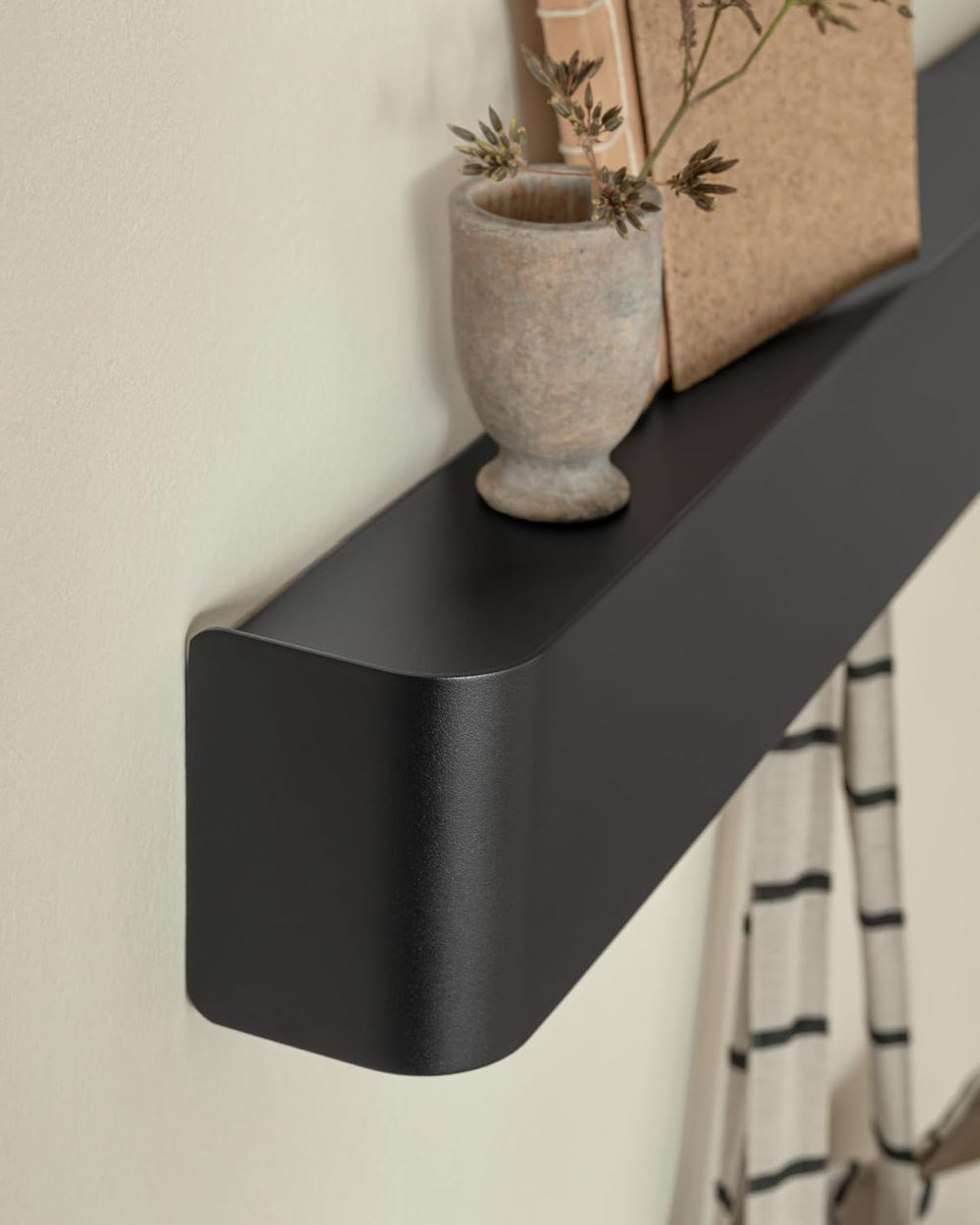 Kazai. Coat Rack Wall Mount with Shelf 'Tone' | Modern Design Coat Ha...