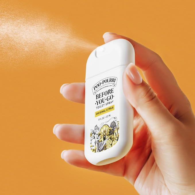 Poo-Pourri Before-you-Go Toilet Spray Bundle, Original Citrus 2 Fl Oz and - Image 8