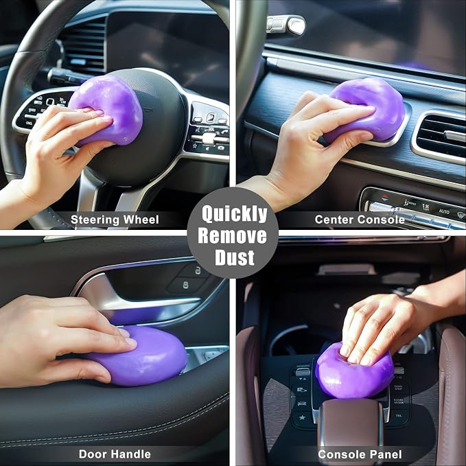 TICARVE 2Pack Cleaning Gel for Car Putty Car Vent Cleaner Cleaning Putty Gel - Image 3
