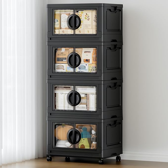 JEKO&JEKO 332Qt Lockable Stackable Storage Bins by JEKOJEKO