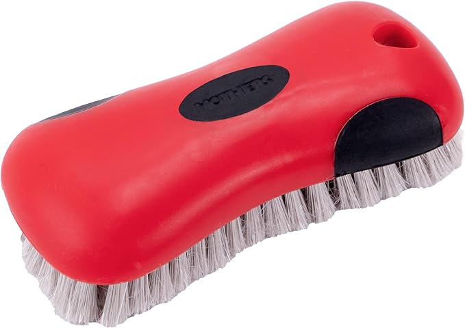 Mothers Soft Bristle Leather and Upholstery Car Cleaning Scrub Brush by Mothers